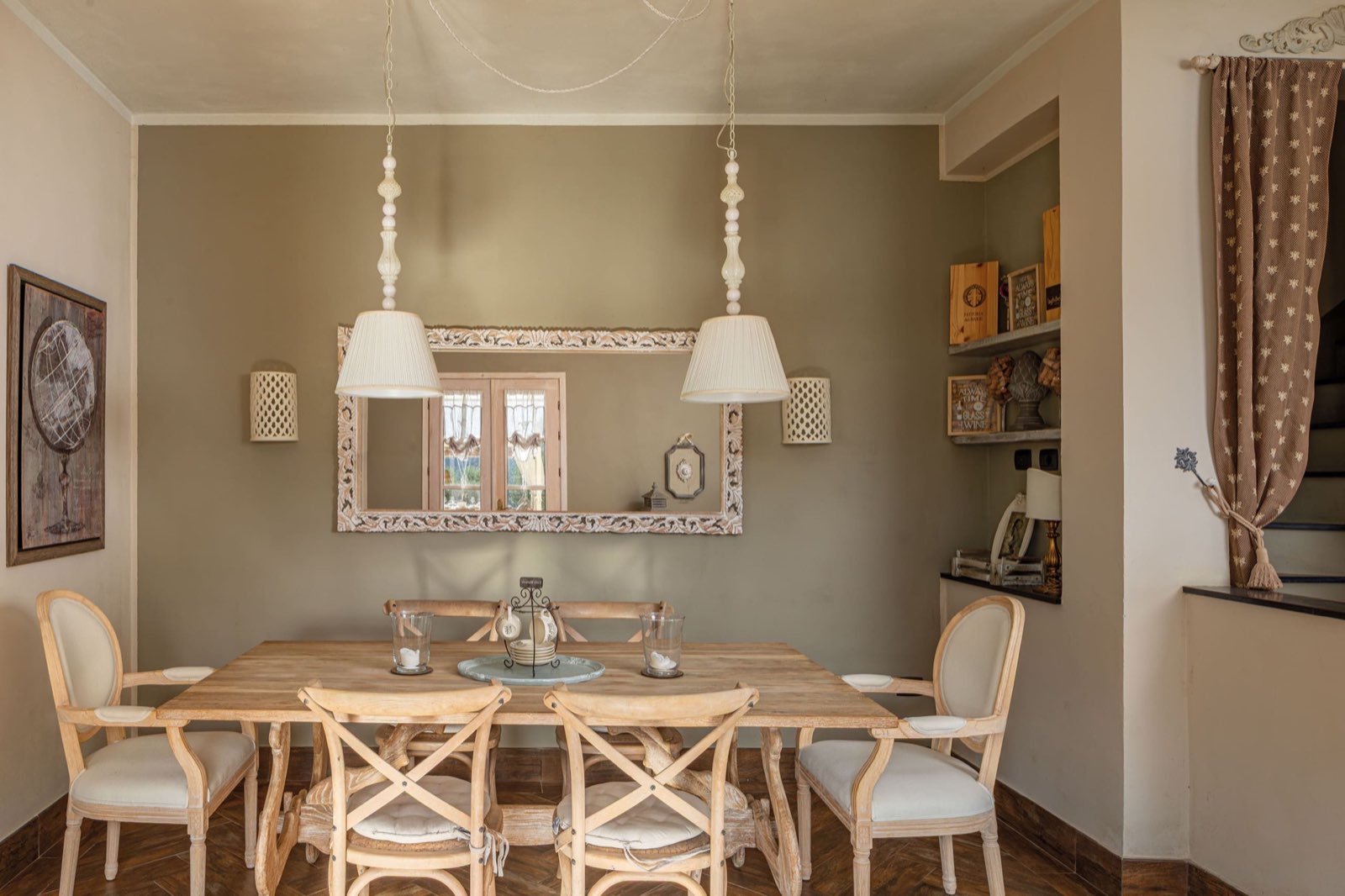 Zona pranzo, Casale Ulivi Luxury