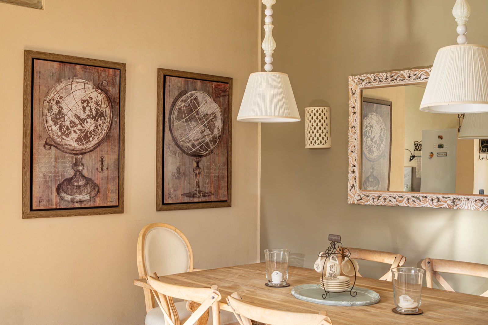 Zona pranzo, Casale Ulivi Luxury