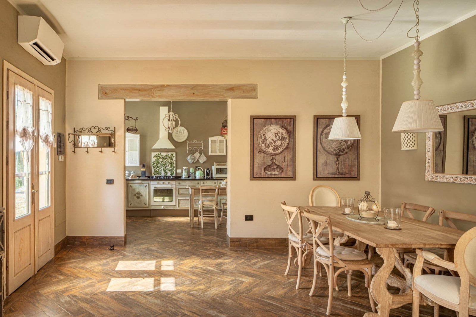 Zona pranzo, Casale Ulivi Luxury